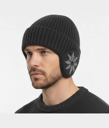 Infispace Gray Woollen Women's Hat ( Pack of 1 )