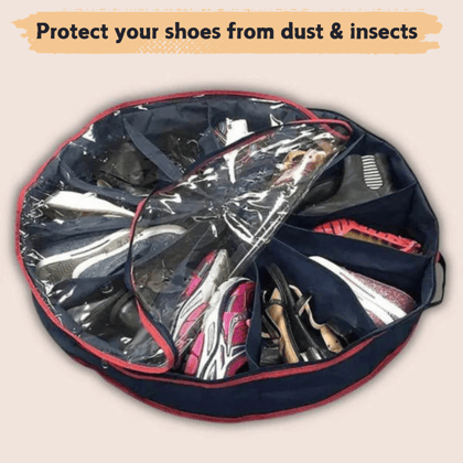 12 Compartment Shoe Organizer (Round)