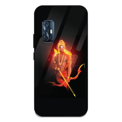 Lord Rama - Glass Case For Vivo Models-Vivo V17