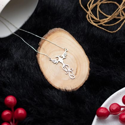 Phoenix Necklace-Silver