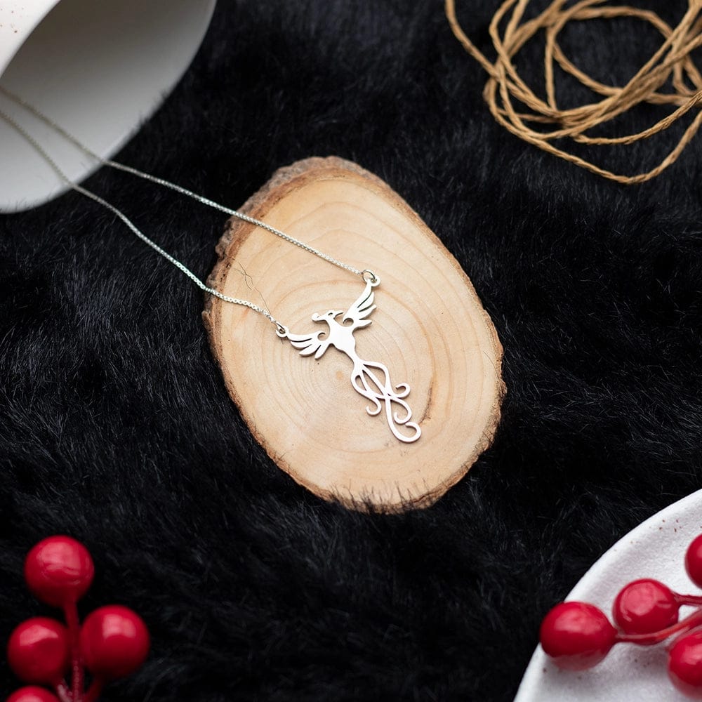 Phoenix Necklace-Silver