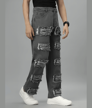 ARBIA FUNKI Regular Fit Dyed Men's Jeans - Black ( Pack of 1 )