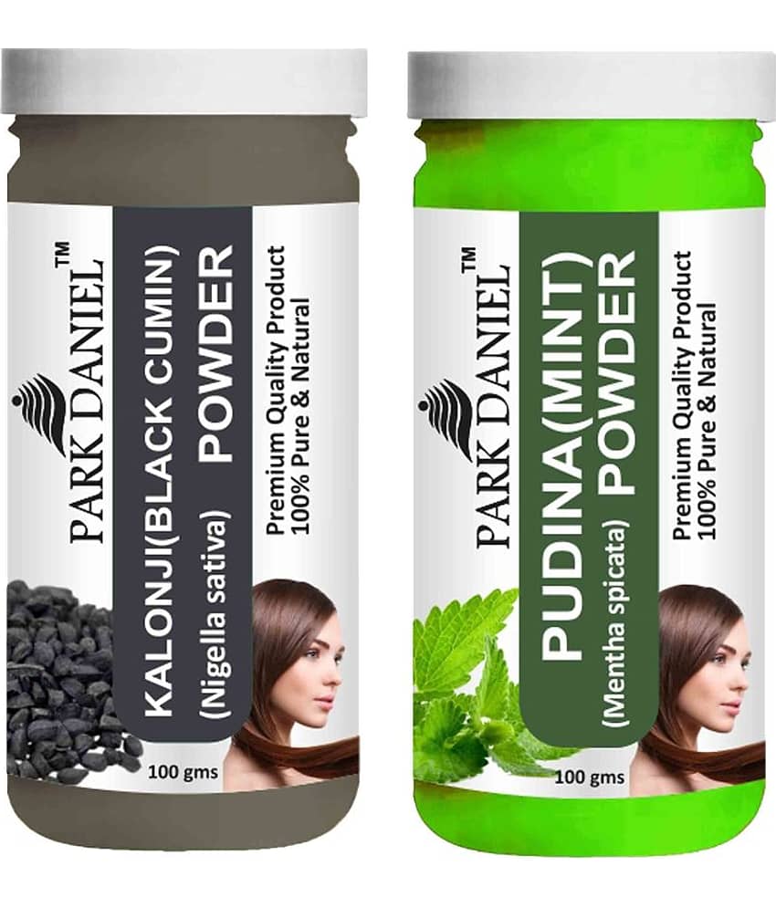 Park Daniel    Kalonji     & Pudina(Mint)  Powder Hair Mask 200 g Pack of 2