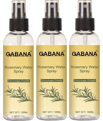 GABANA RoseMary Water Hair Sprays 100 mL Pack of 3