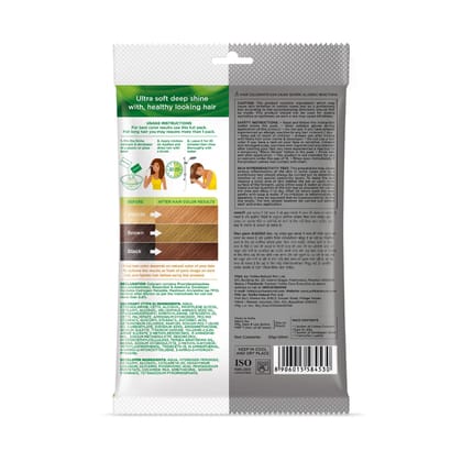 Nisha Creme Hair Color Honey Blonde 40g Pack of 6, Permanent Hair Colour for Women & Men, Long Lasting Hair Color