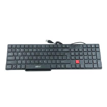 Wired USB Laptop Keyboard AD 510 (Black)