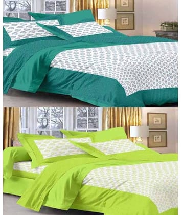 Uniqchoice Cotton Double Bedsheet ( Assorted )