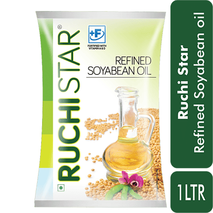 Ruchi Star Refined Soyabean Oil, 1 L