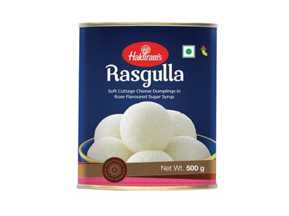 Haldiram's Rasgulla  - 500 Gm - Pack of 2