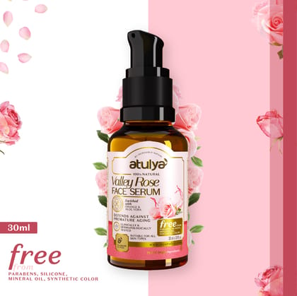 Atulya Valley Rose Face Serum-30ml Atulya Valley Rose Face Serum-30ml
