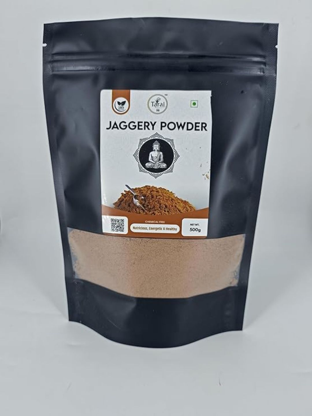 Tarai Jaggery Powder 500g Pack Of 1 Chemical-Free, Nutritious & Healthy
