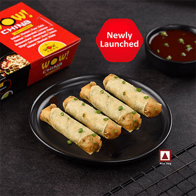 Chicken Cheese Spring Rolls (4pcs)