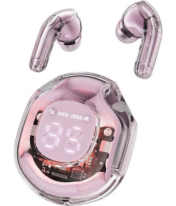 Neo ULTRAPOD PRO Bluetooth True Wireless (TWS) On Ear 6 Hours Playback Active Noise cancellation IPX4(Splash & Sweat Proof) Pink