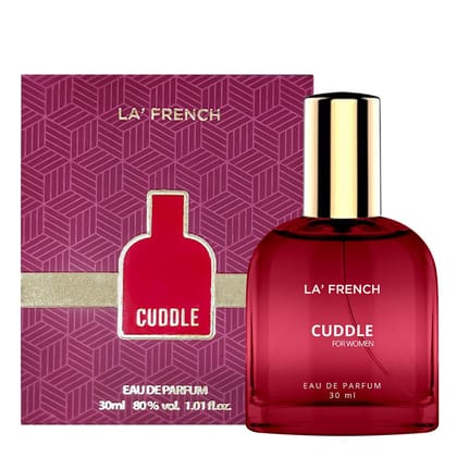 La French Cuddle Perfume Scent For Women 30 ml | Premium Luxury | Long Lasting | Eau De Parfum | Signature Scent | Date night fragrance | Ideal gift for Women La French Cuddle Perfume Scent For Women 30 ml | Premium Luxury | Long Lasting | Eau De Parfum 