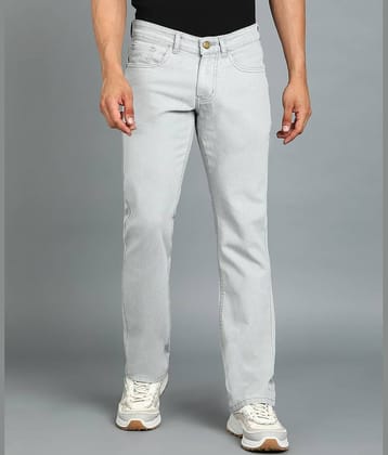 Urbano Fashion Regular Fit Basic Men's Jeans - Grey Melange ( Pack of 1 )