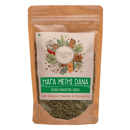 Rasatva Hara Methi Dana - Green Fenugreek Seeds (200 gms)