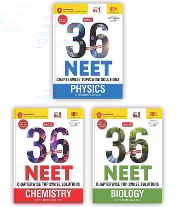 MTG 36 Years NEET Previous Year Solved Question Papers with NEET PYQ Chapterwise Topicwise Solutions - Physics, Chemistry & Biology For NEET Exam 2024 As Per NMC NEET Rationalised Syllabus | Get Free access of Smart Book Paperback – 8 May 2023