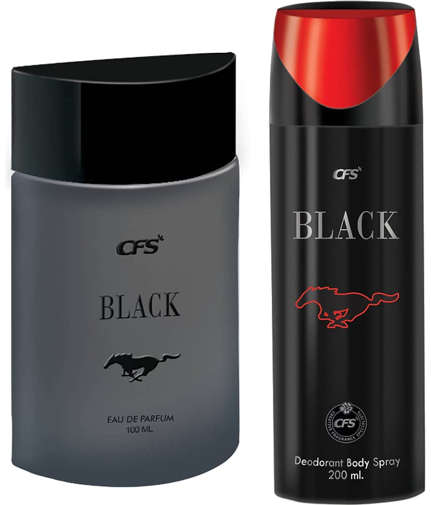 CFS Black EDP Long Lasting Perfume & Black Deodorant Body Spray