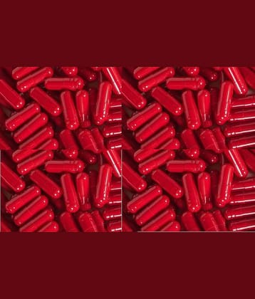 BioMed Empty Gelatin Capsules 00 Maroon 1000 no.s