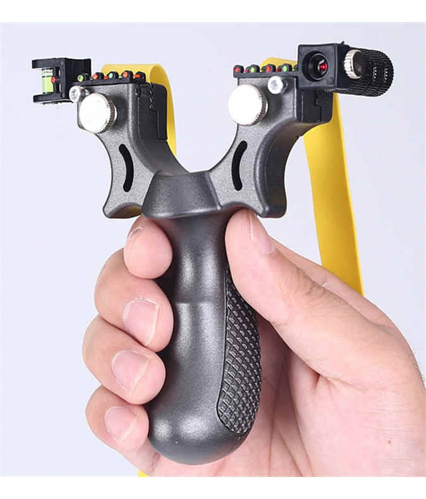 Sling Shot Catapult for Adults Beginner Youth for Outdoor Games, Laser Slingshot, Slingshot Catapult, Slingshot Laser Light, Slingshot toy, Steel Slingshot, Indian Slingshot, Slingshot with Laser, Slingshot for kids, Power Catapult, Outdoor toys and games