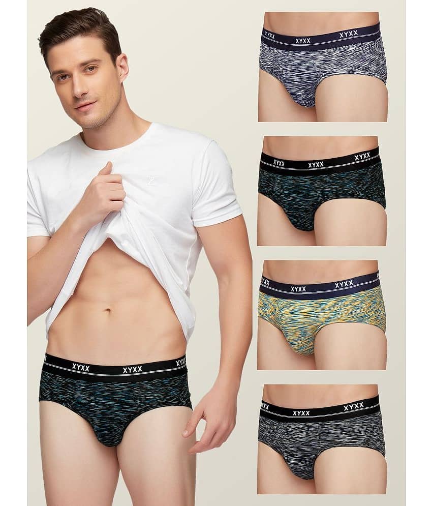 XYXX Pack of 5 Modal Briefs For Men's ( Multicolor )