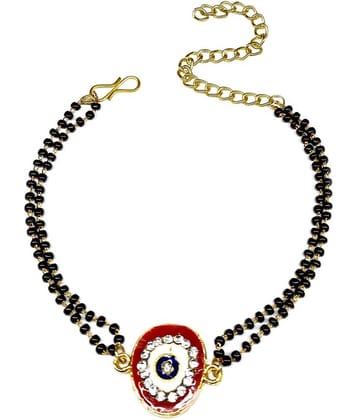 DAIVYA WELLNESS - Black Bracelet ( Pack of 1 )