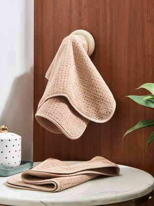 DDECOR - Linea Collection 100% Cotton Bomboo    Hand Towel |40 CM X 60 CM| - Beige