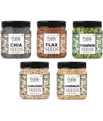 Lila Dry Fruits Mixed Seeds 100 gm Each Jar(Pack of 5)