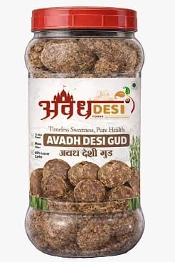AVADH DESI FOODS - Gud 100% Pure & Traditional Jaggery Sweetness 100 G AVADH DESI FOODS - Gud 100% Pure & Traditional Jaggery Sweetness 100 G