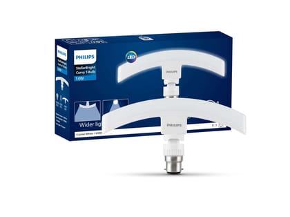 Philips 14 Watts Stellar Bright Curvy LED T-Bulb with Base B22 Philips 14 Watts Stellar Bright Curvy LED T-Bulb with Base B22