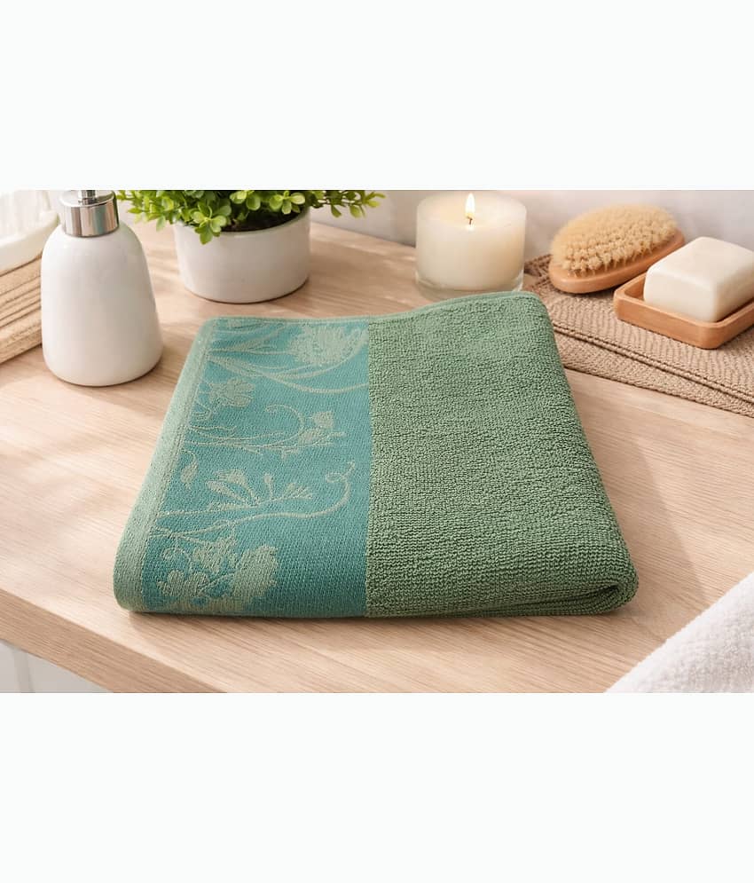 Satisfyn Pack of 1 Cotton 351-400 -GSM Hand Towel ( Multicolor )