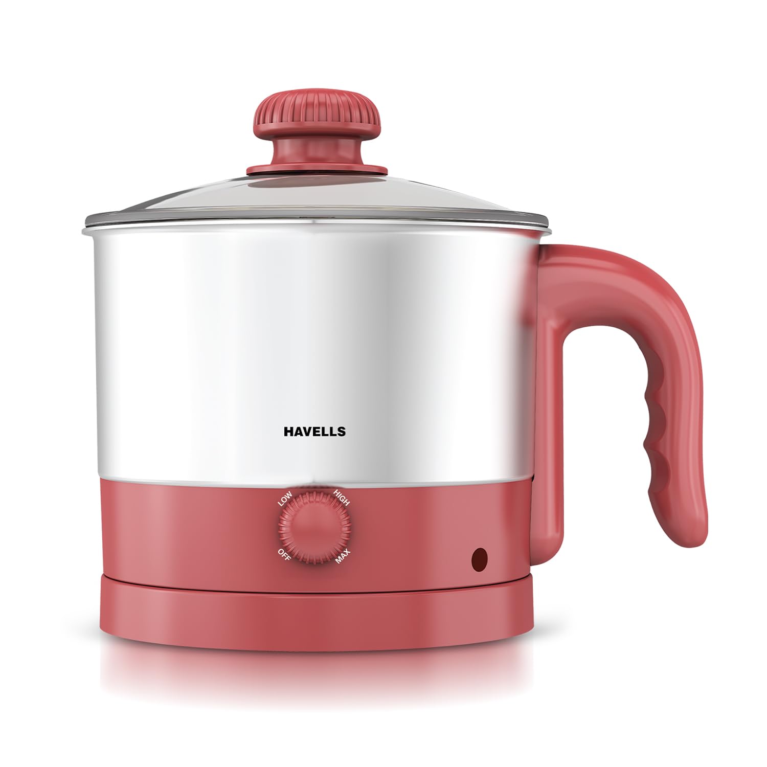 Havells Culinox Multicook Kettle| 1.2 L Capacity| Food Grade Body with Cool Touch Handle| 3 Temperature Modes| Double Safety Protection| SS 304 Ring Glass Lid