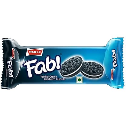 Parle Fab Vanilla Creme Sandwich Biscuits, 50 g
