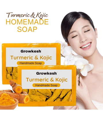 Growkesh Skin Whitening Soap for All Skin Type ( Pack of 2 )