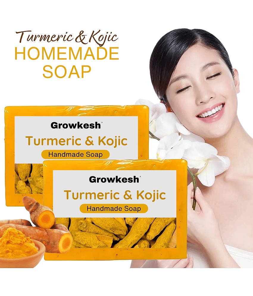 Growkesh Skin Whitening Soap for All Skin Type ( Pack of 2 )