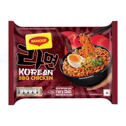 Maggi Korean Bbq Chicken Noodles 90 Gms Maggi Korean Bbq Chicken Noodles 90 Gms