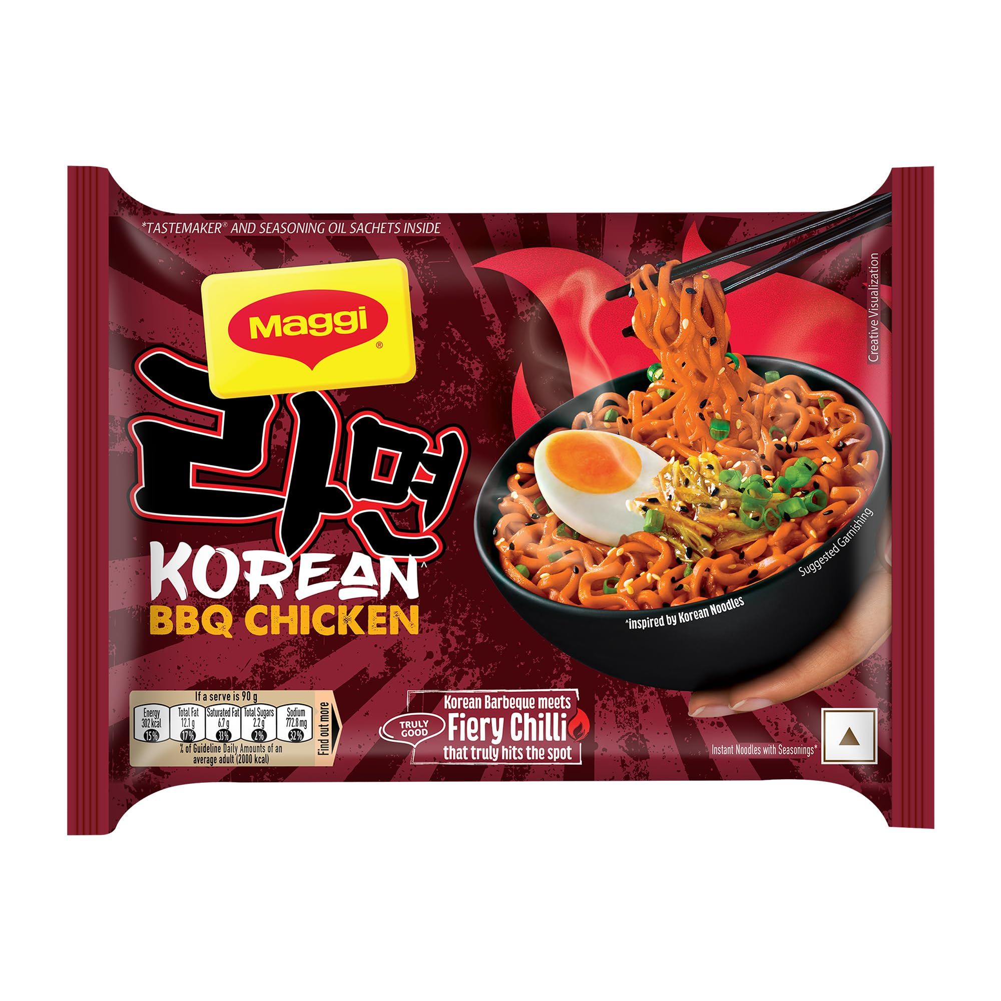 Maggi Korean Bbq Chicken Noodles 90 Gms