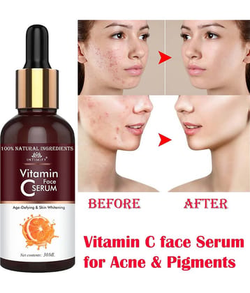Intimify Vitamin C Serum, for anti acne, skin brightening, anti acne serum, skin whetining serum, 30 ml