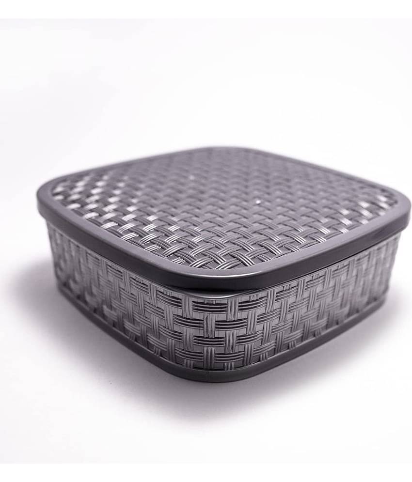 NCMART - Multicolor Polyproplene Food Container ( Pack of 1 )