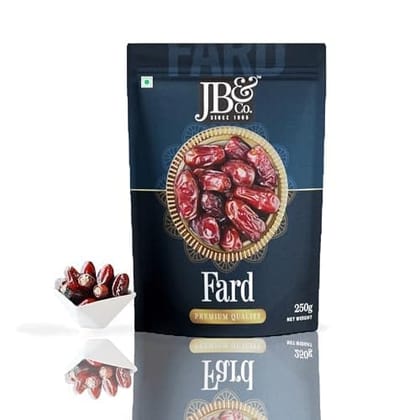 Jb&Co - Fard Dates - Khajoor No Added Sugar Or Preservatives | Low Gi Energy Snack | Khajoor | Khajur Fard Dates Original |100% Natural | Rich In Natural Minerals And Vitamins | Instant Energy | Orgainc | Vegan (500G X 1)