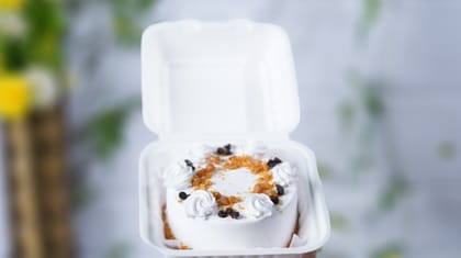Choco butterscotch bento cake