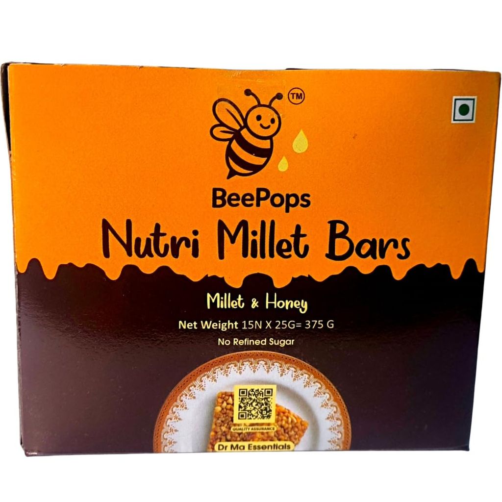 BeePops Nutri-Millet Bars (Box of 15)