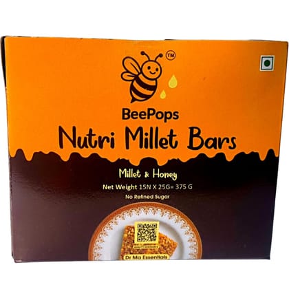 BeePops Nutri-Millet Bars (Box of 15)