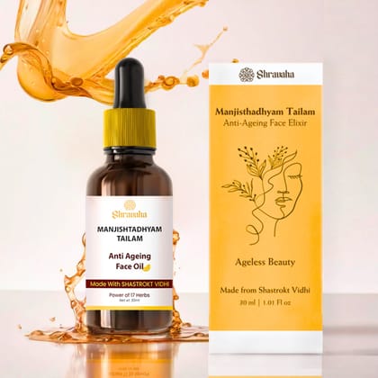 Manjishtadhyam Tailam – Antiageing Oil-30ML