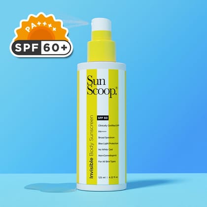 Invisible Sunscreen Spray for Body | SPF 60, PA++++  (125ml)