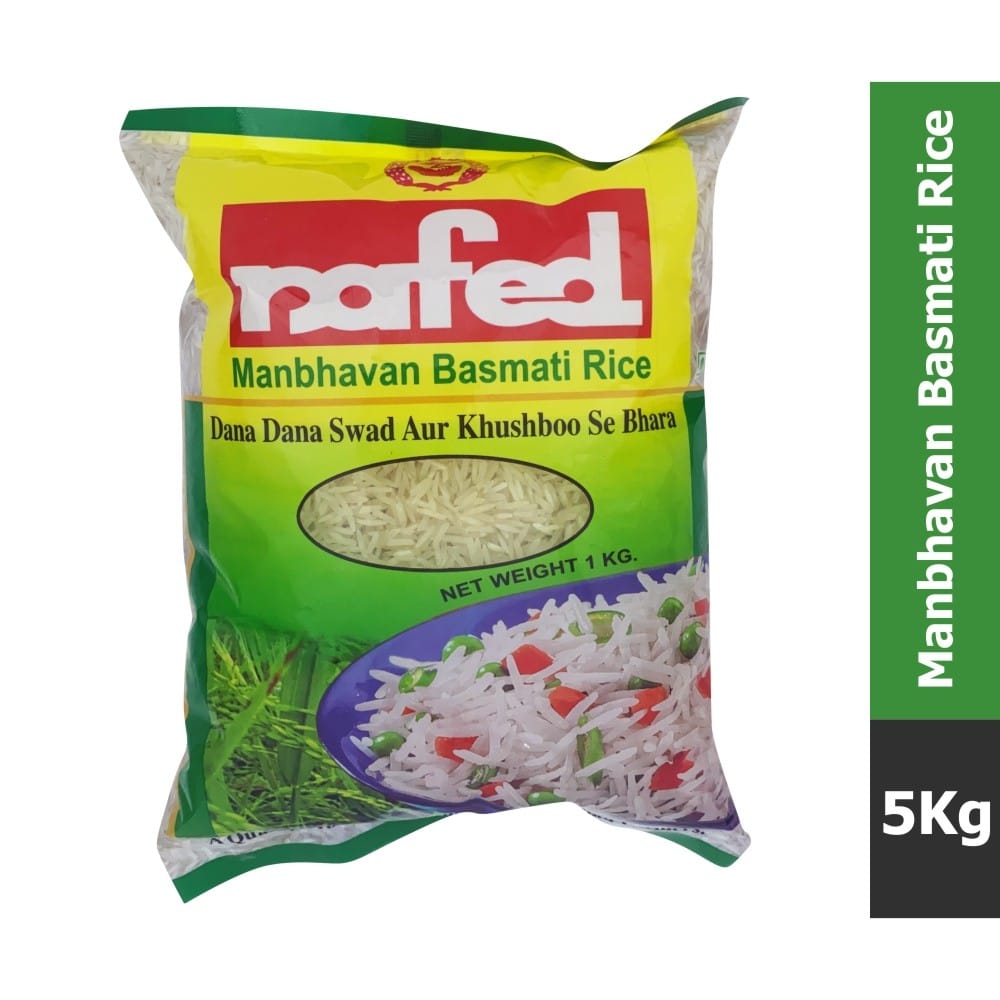 NAFED Manbhawan Basmati Rice – 5 kg