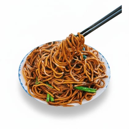 Hakka Noodles with Vegetables - 500 gm - One serving plate