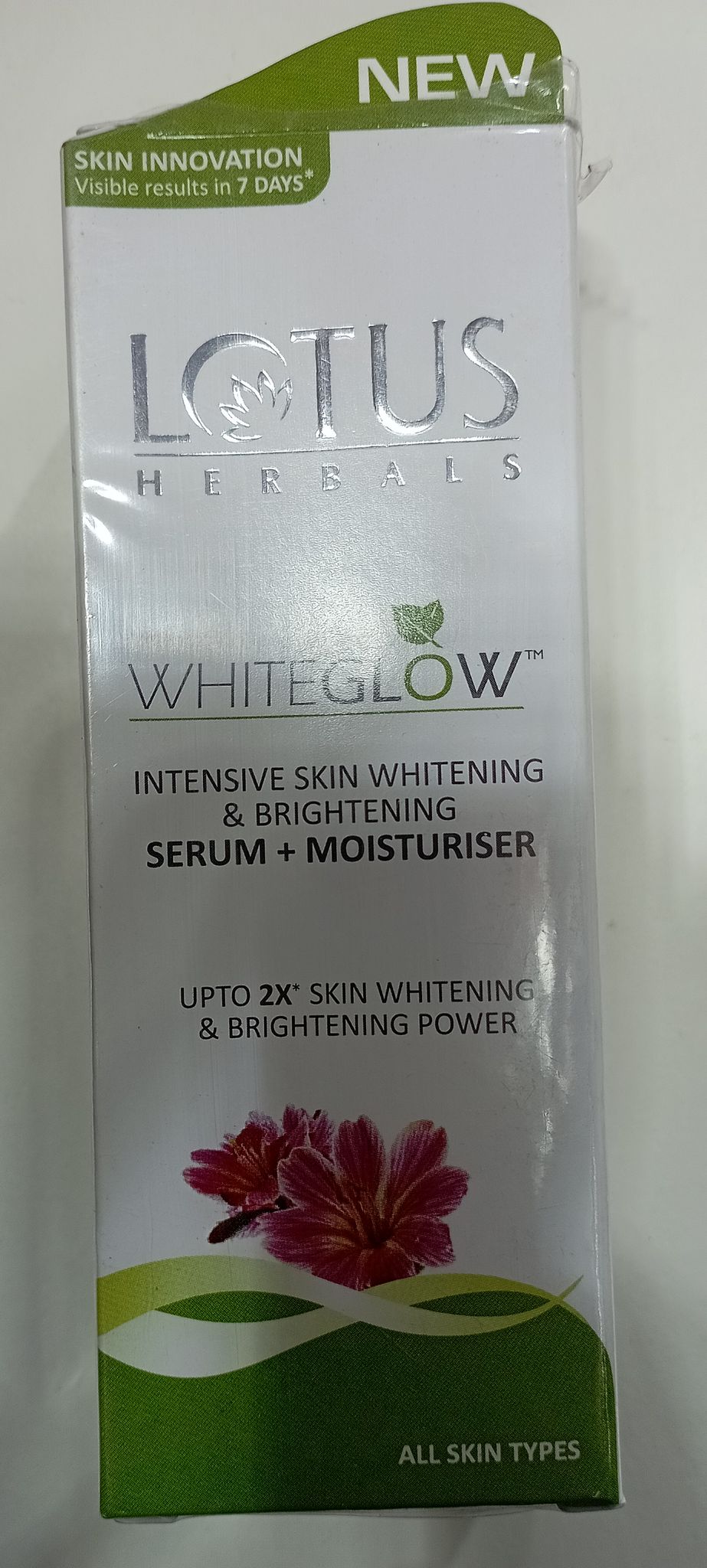 Lotus herbals white glow serum+moisturiser 30 ml