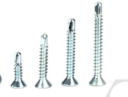 ADISON EBco Badge Stainless Steel CSK Head Screws, 3.9mm x 25mm, 1000 Pieces, Pointed End ideal for various applications, durable and corrosion-resistan