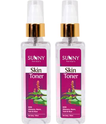 SUNNY HERBALS Skin Toner Astringent 100 mL Pack of 2